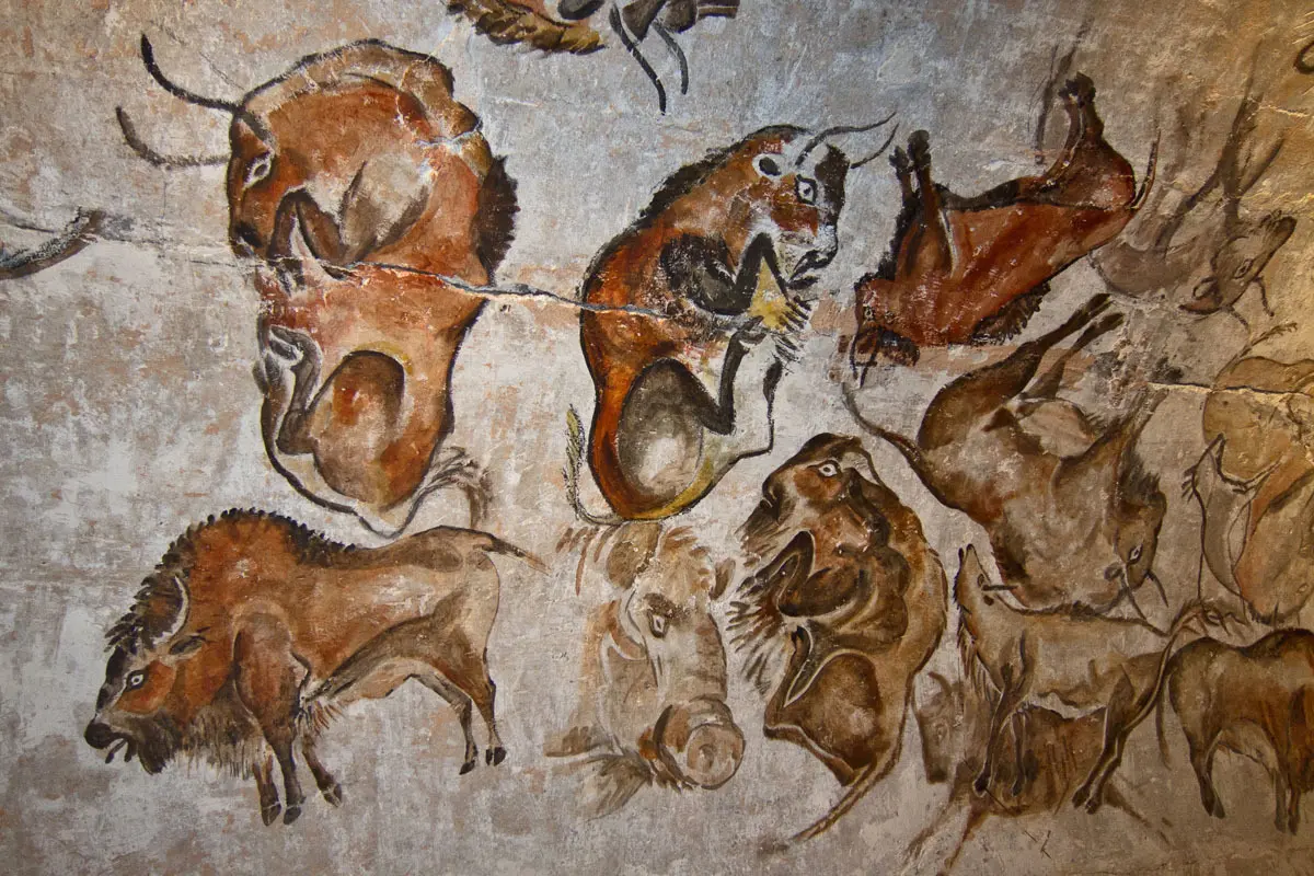 Esta es una pintura rupestre.